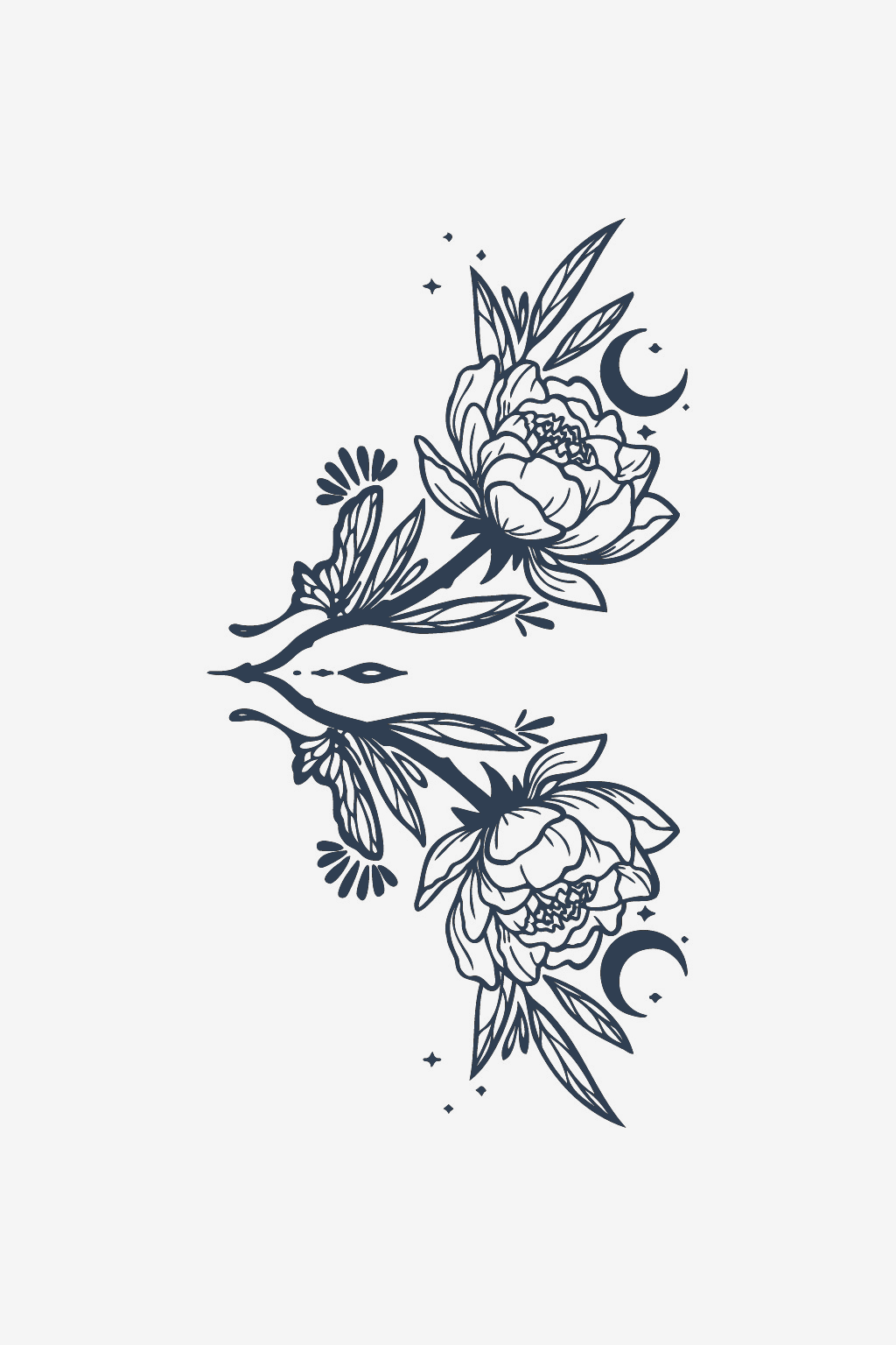 Λουλούδια και Σελήνη